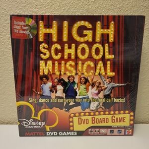 NWT Mattel High School Musical DVD Board Game